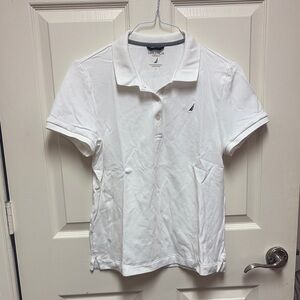 Nautica women’s White Polo Shirt